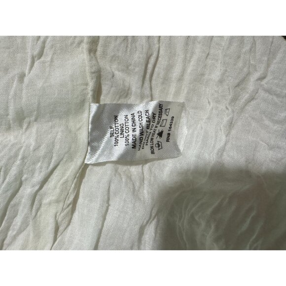 Petal & Pup Felicity Midi Dress in Ivory Blue Size Medium - Picture 7 of 12